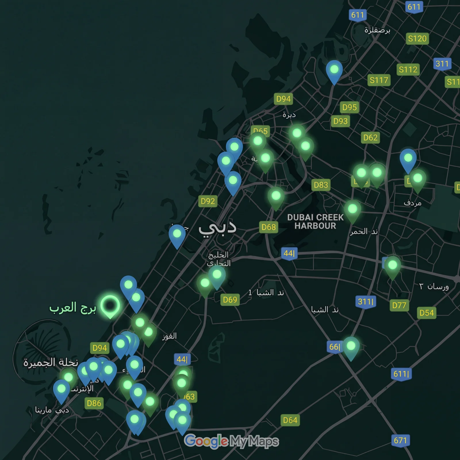 Terra BSS station deployment map